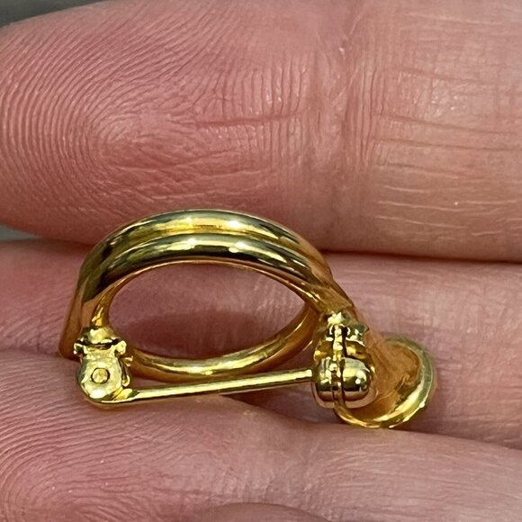 Vintage Unbranded Gold French Horn Instrument Brooch Pin - Picture 4 of 12